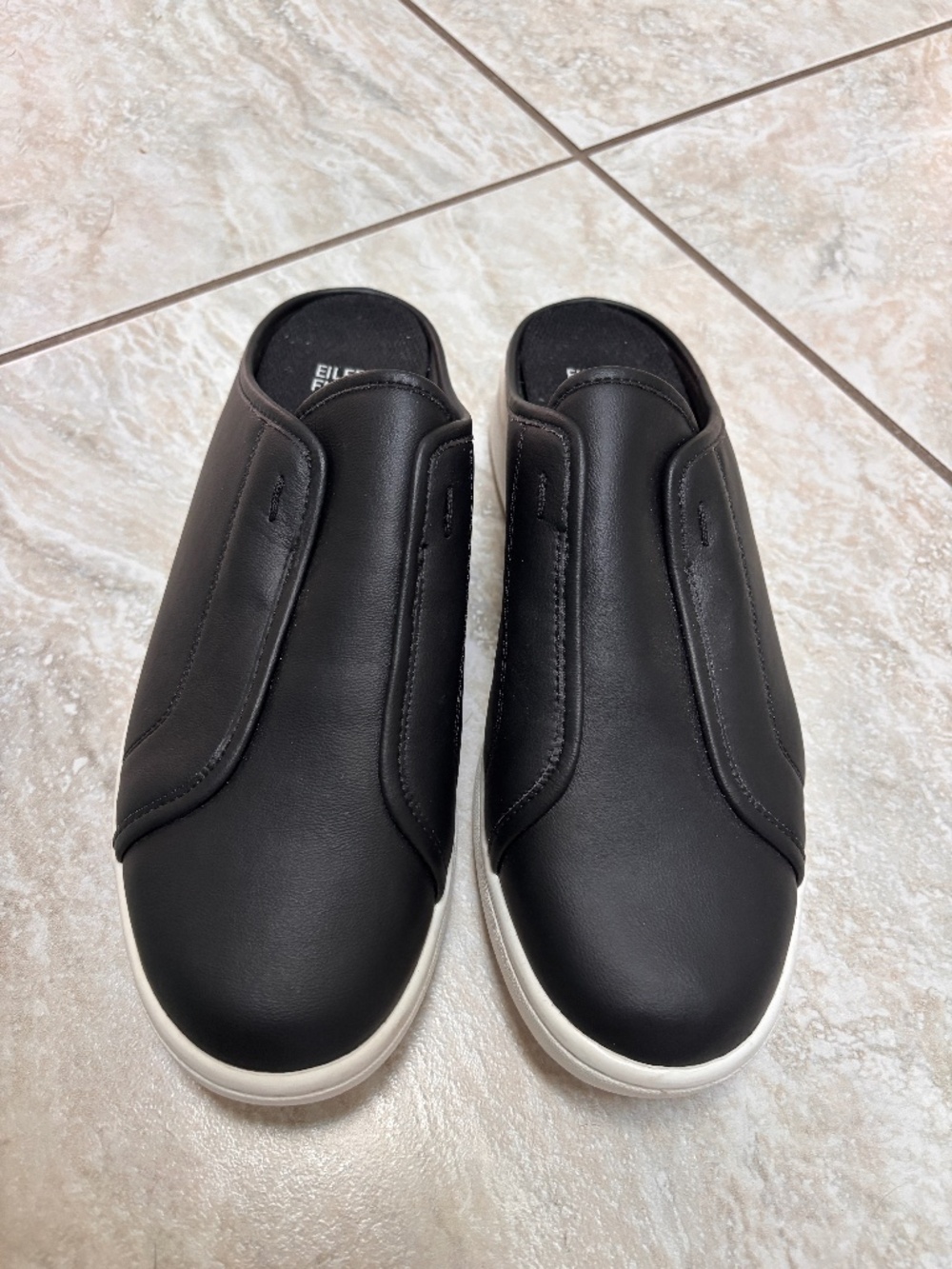 Eileen Fisher Pacy Leather Slip-on Sneaker sz 9